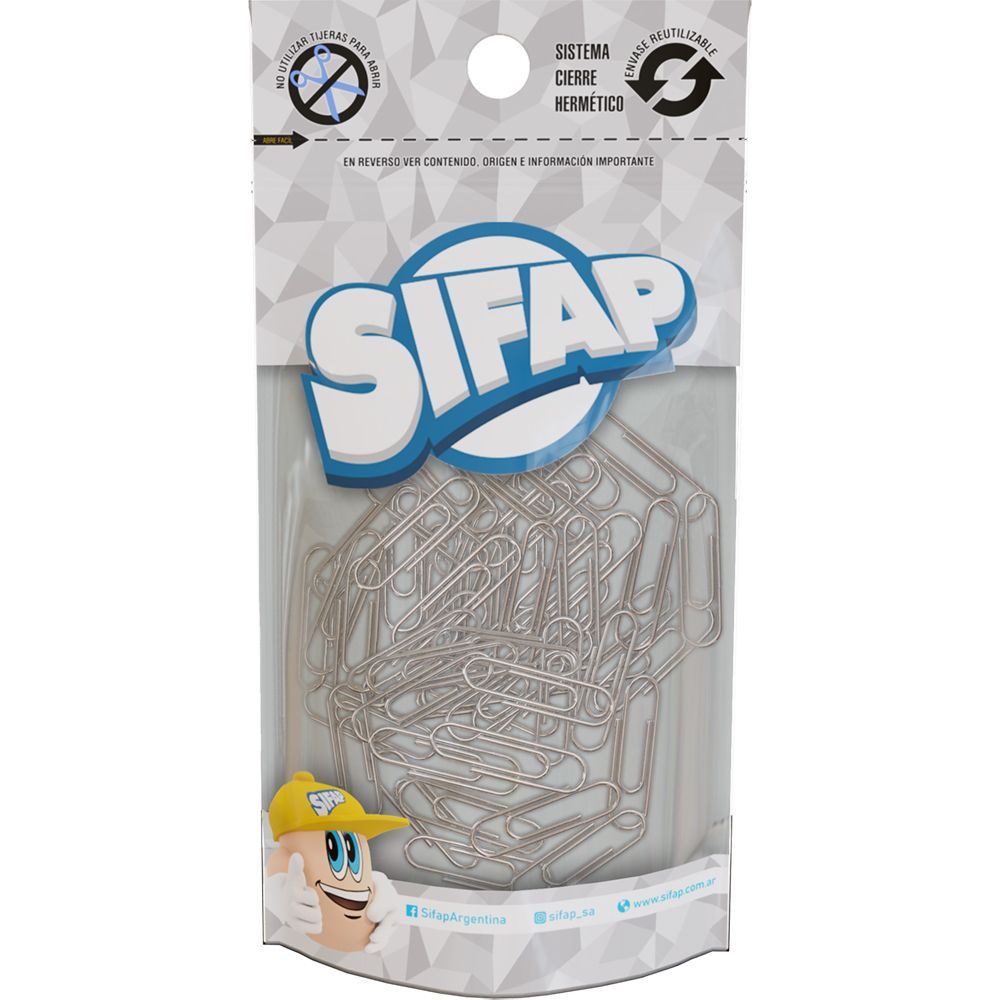 Clips metalico n3 x 100u (doypack)