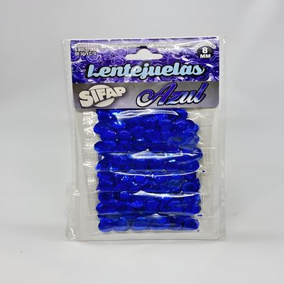 Lentejuelas azul