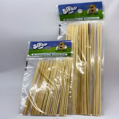 Palitos p/ brochete (bambu) 25 cm
