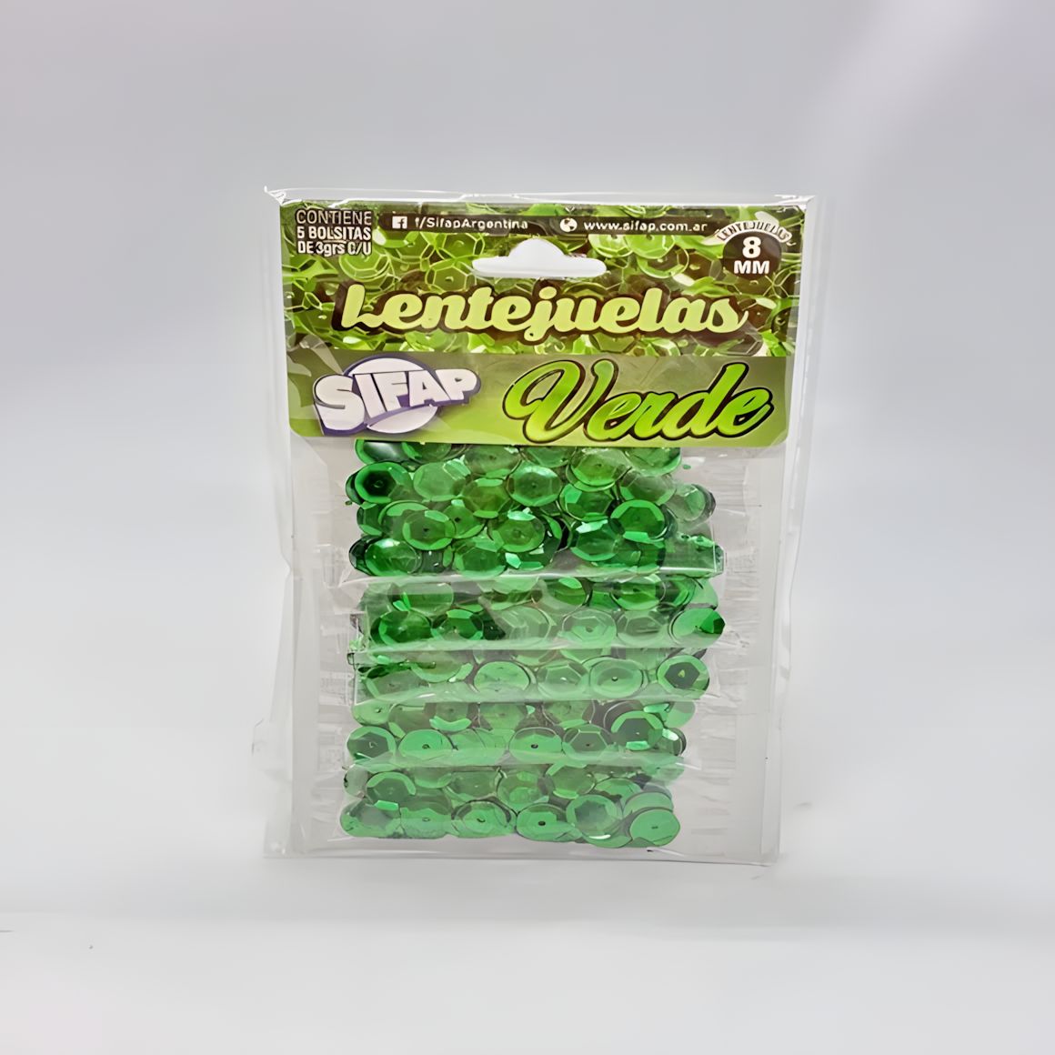 Lentejuelas verde