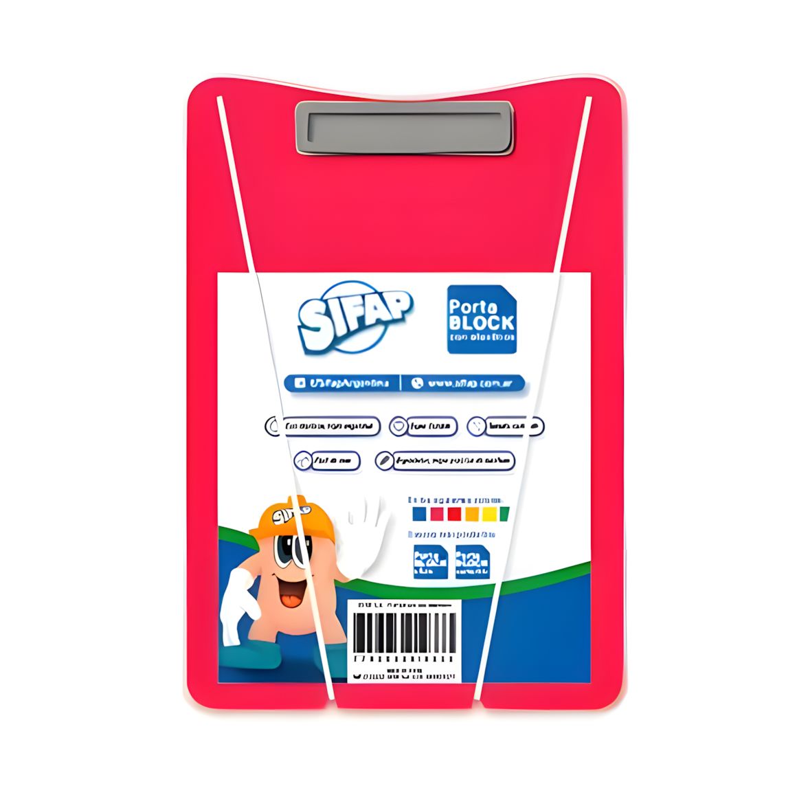 Placa porta block ergonomica a4