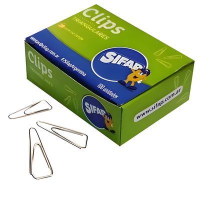 Clips triangular x100u (caja)