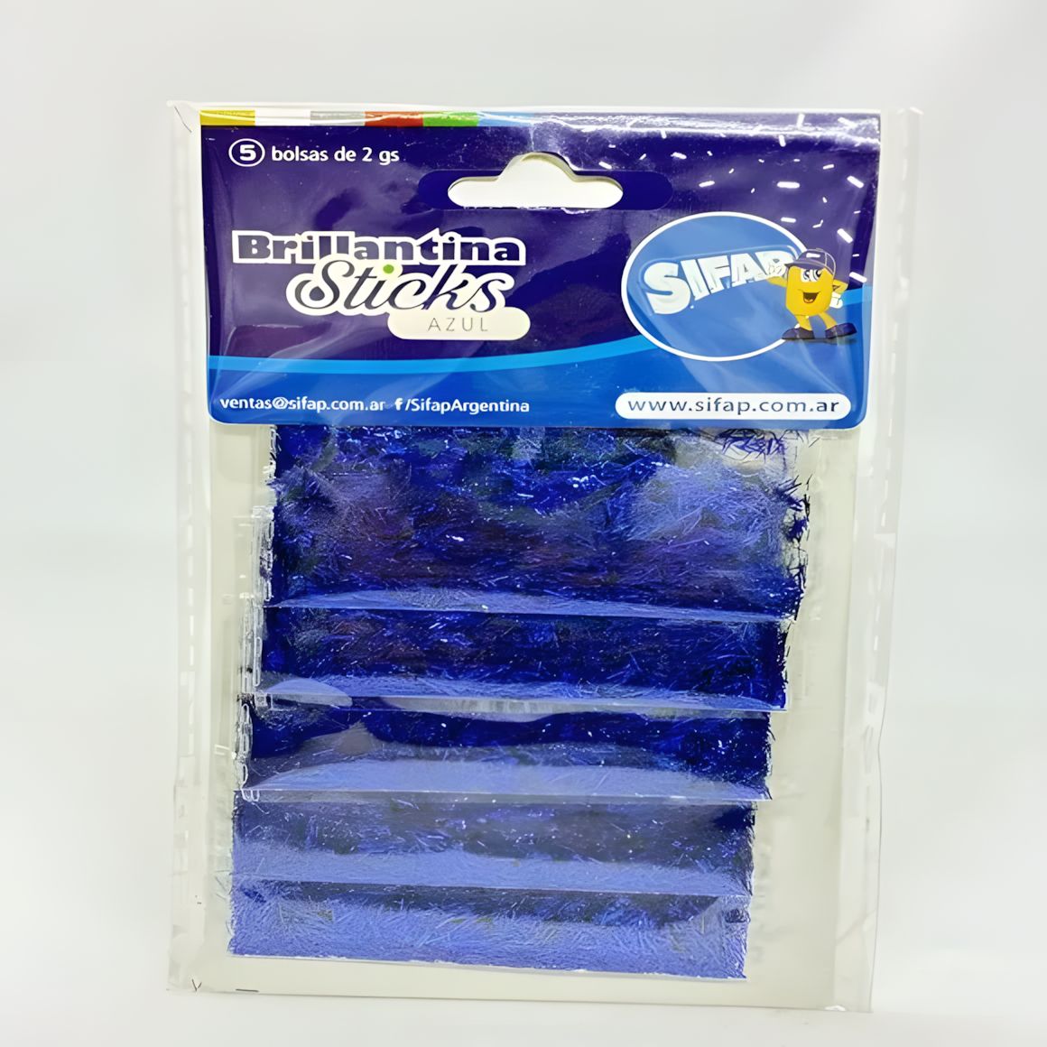 Brillantina sticks - azul