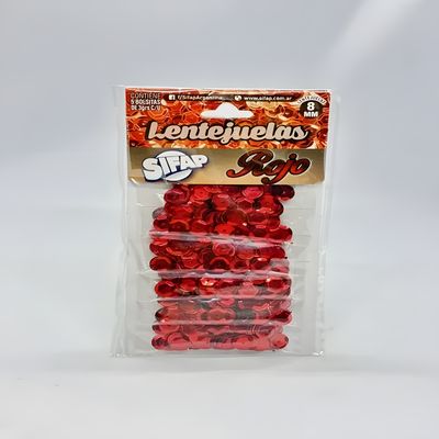 Lentejuelas rojo