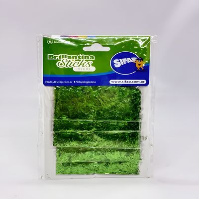 Brillantina sticks - verde