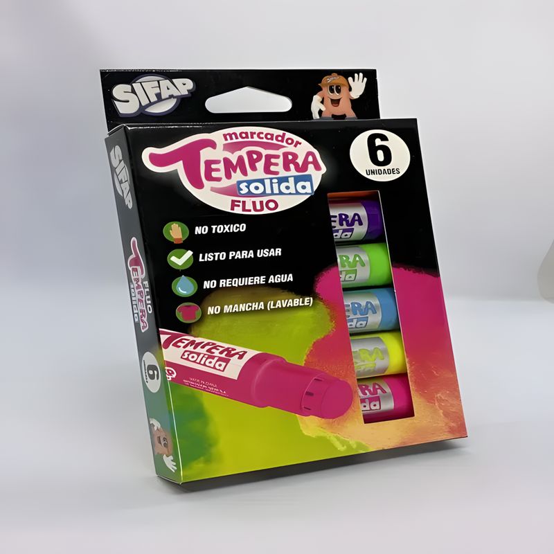 Tempera solida fluo