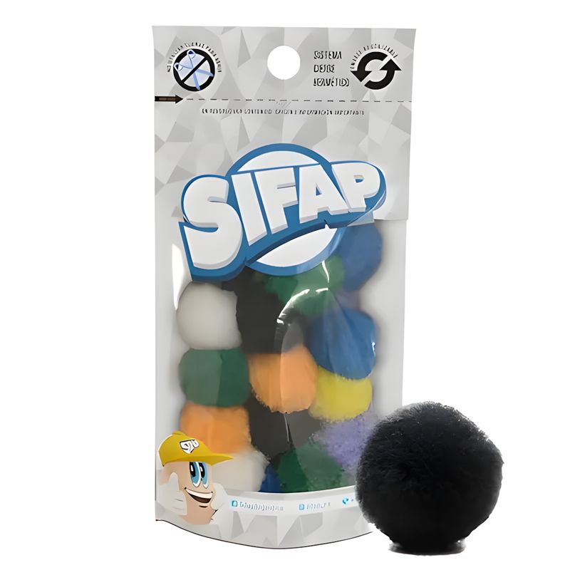 Pompones de felpa surtido clasico 2