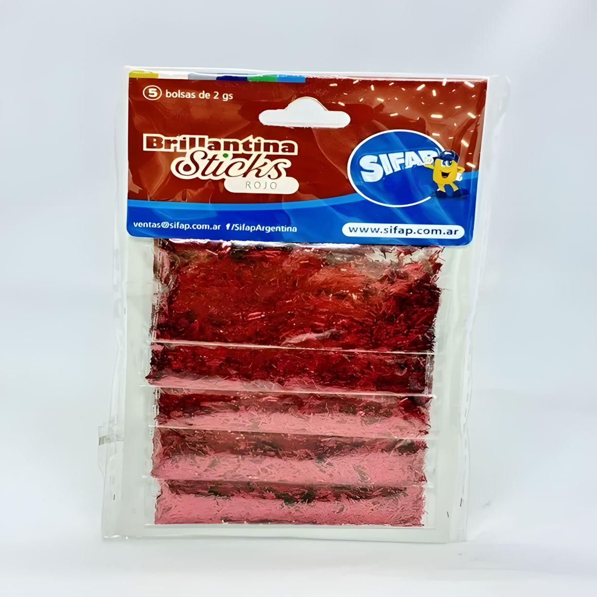 Brillantina sticks - rojo