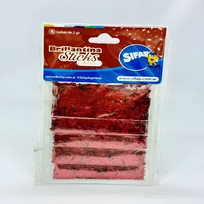 Brillantina sticks - rojo