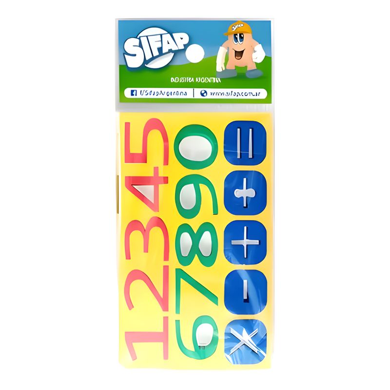 Juego numeros y signos magneticos