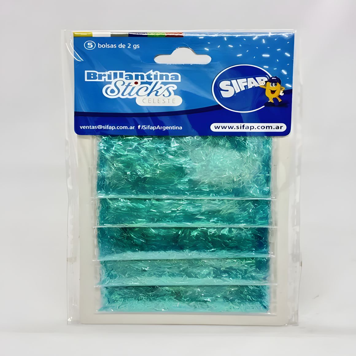 Brillantina sticks - celeste