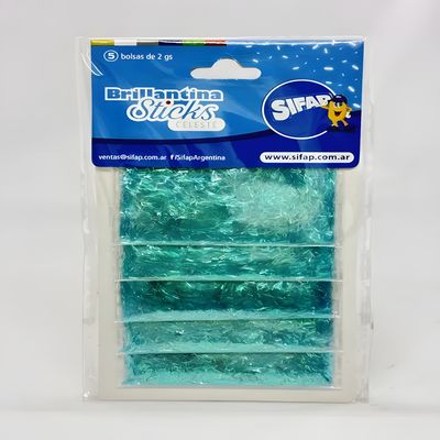 Brillantina sticks - celeste