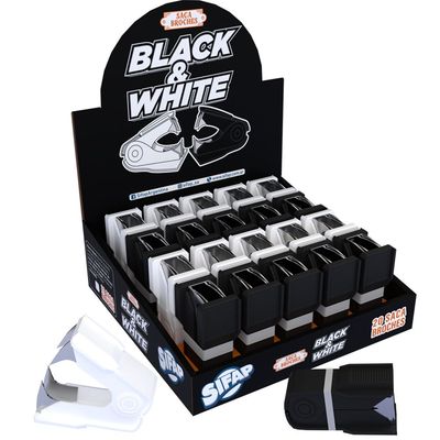Saca broches black &amp; white