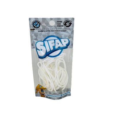 BANDAS ELASTICAS 100% CAUCHO BLANCO DOY PACK X 16G