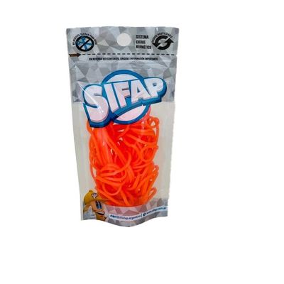 BANDAS ELASTICAS 100% CAUCHO NARANJA DOY PACK X 16G
