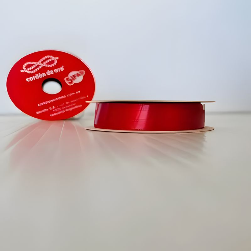 CINTA DE TELA ROJO Nº1 x3MTS