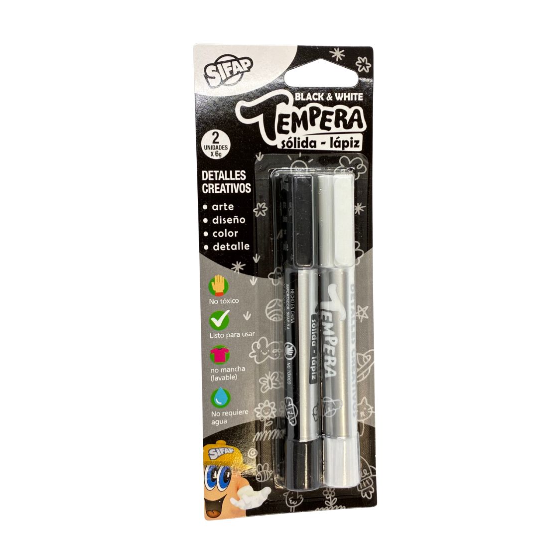 Tempera solida lapiz