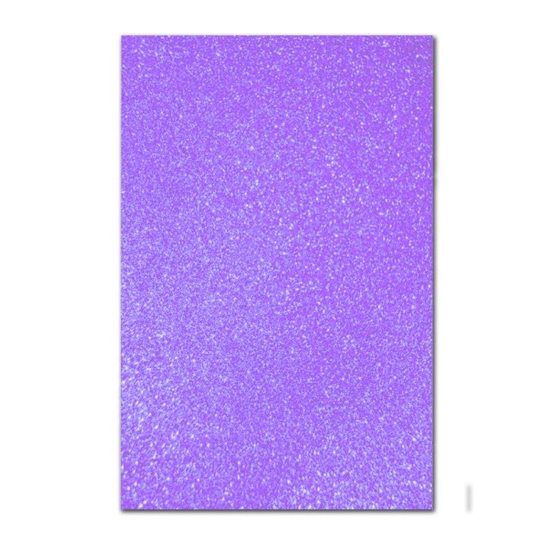 GOMA EVA C/GLITTER LILA  x10 uds
