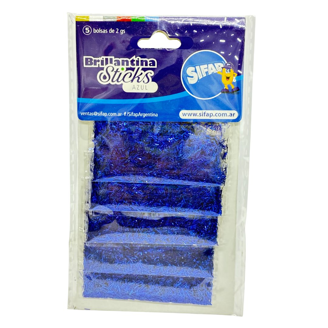 Brillantina sticks - azul