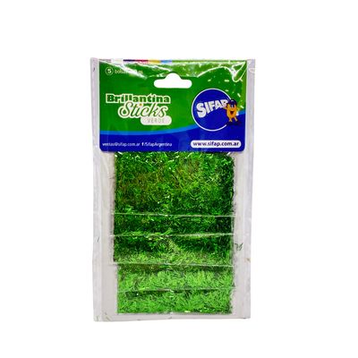 Brillantina sticks - verde