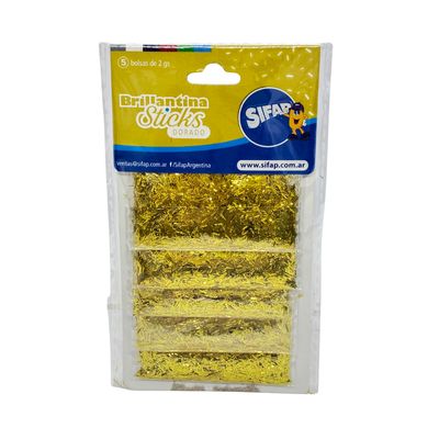 Brillantina sticks - dorado