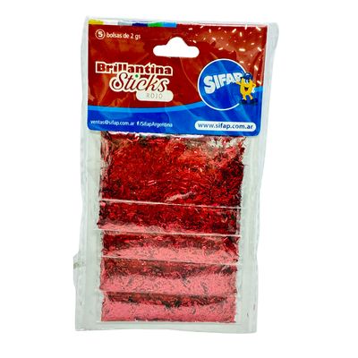Brillantina sticks - rojo