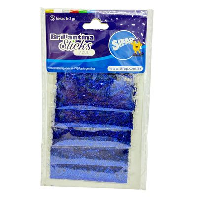 Brillantina sticks - azul