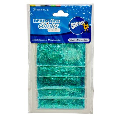 Brillantina sticks - celeste