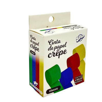 Cinta de papel crepe clasica