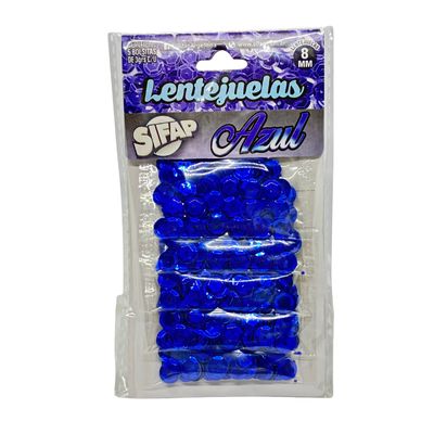 Lentejuelas azul