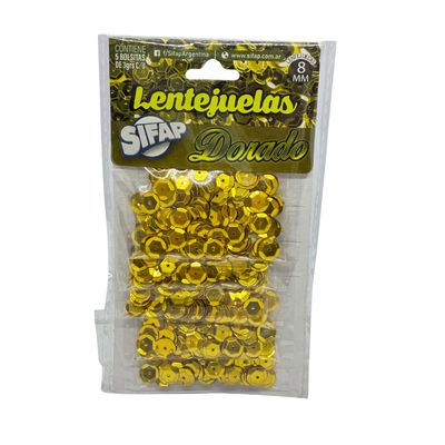 Lentejuelas dorado