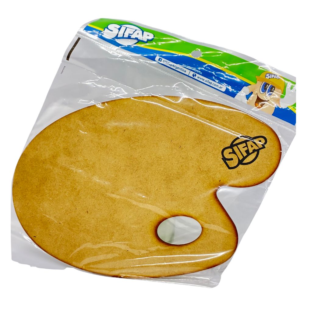 Paleta artistica mezclador mdf