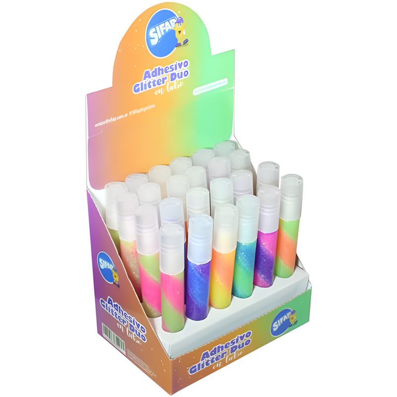 Adhesivo glitter duo x24