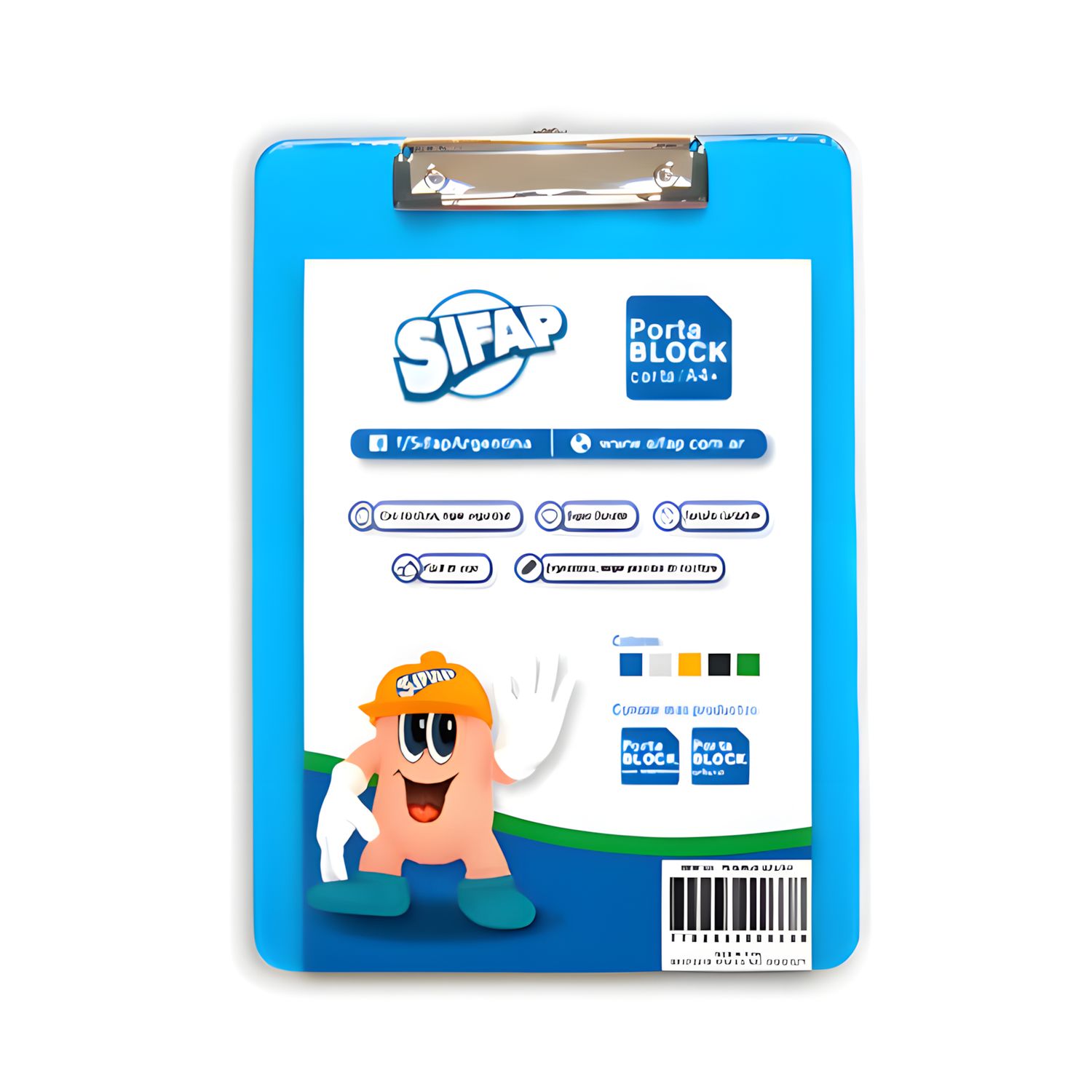 Placa plastica a4 colores surtidos