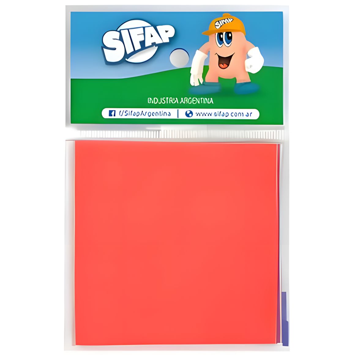 Papel glace fluo x 8 hojas