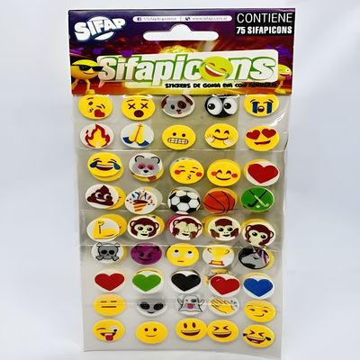 SIFAPICONS STICKERS de GOMA EVA c/ADHESIVO