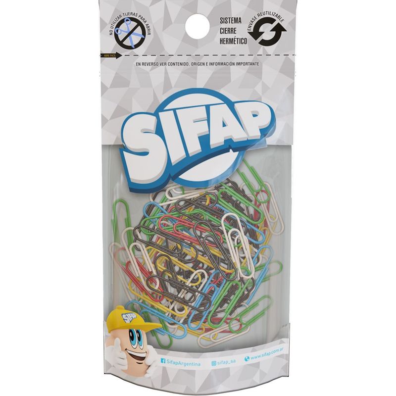Clips forrado n3 x 100 u.  (doypack)