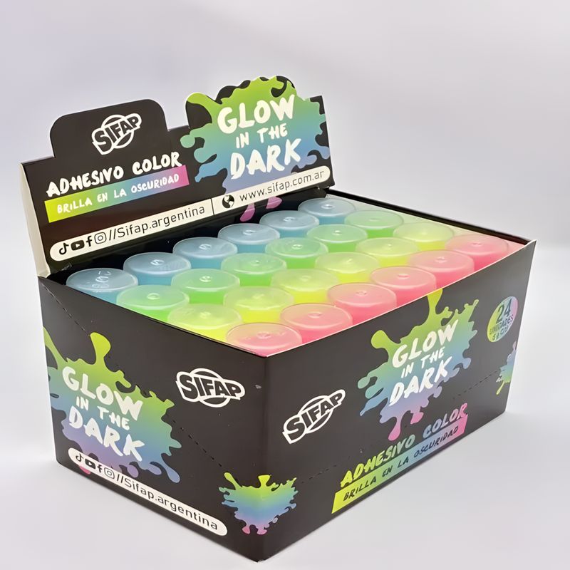 Adhesivo en barra glow in the dark 8g