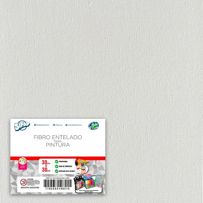 Fibro entelado 30 x 30