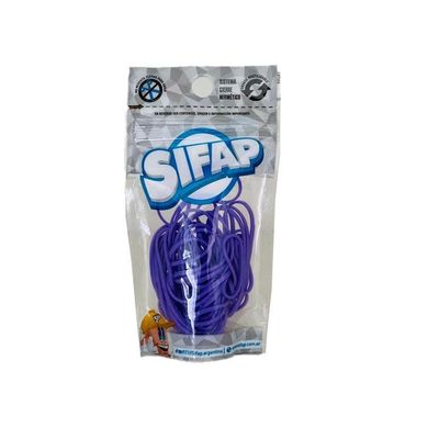 BANDAS ELASTICAS 100% CAUCHO VIOLETA PACK 16G