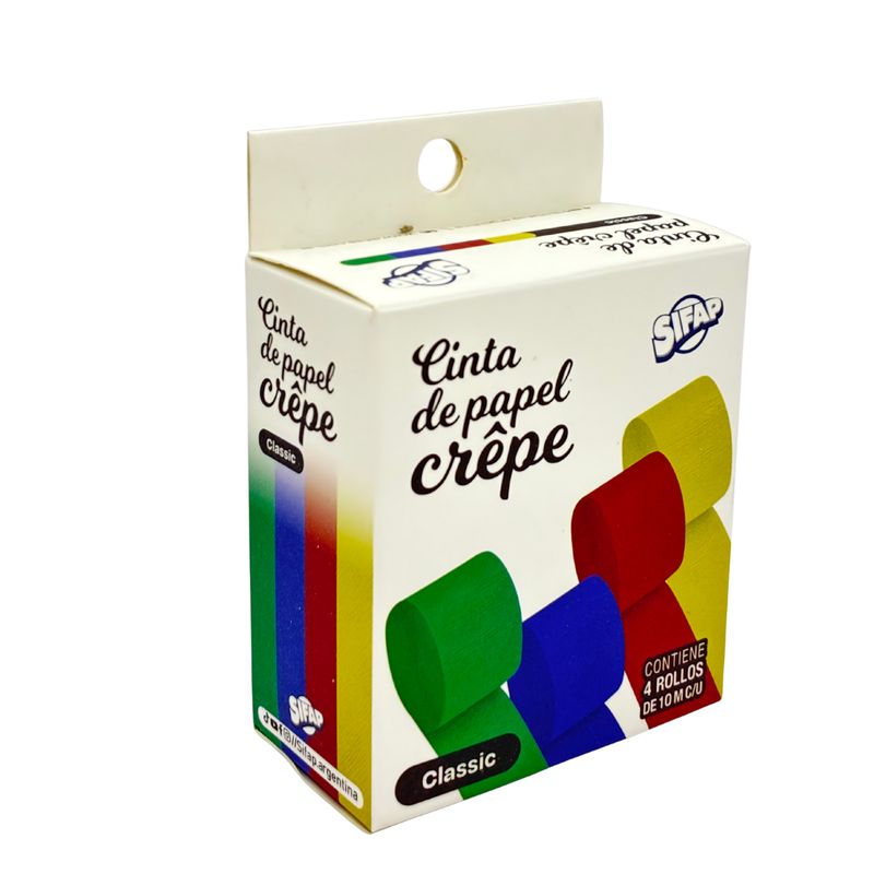 Cinta de papel crepe clasica