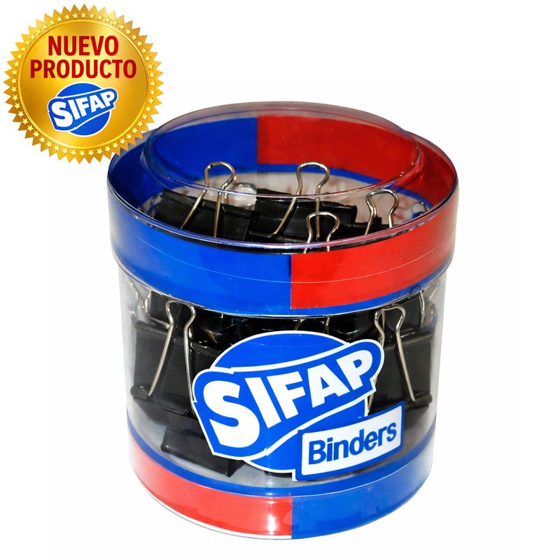 BINDER 5 NEGRO x 8 uds. (51 mm)  POTE