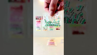 Brillantina con formas CANDY BAR  x 9 Uds