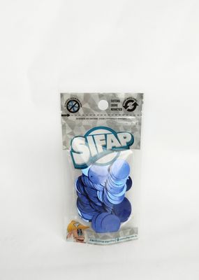 LENTEJUELON 20mm AZUL METAL X 20 GRS DOY PACK