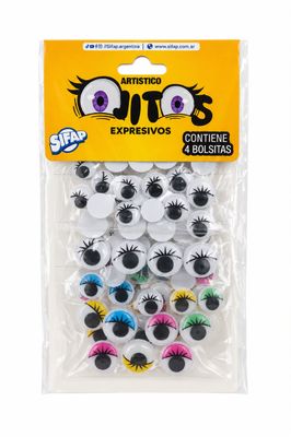 OJITOS EXPRESIVOS  x 4 bolsitas