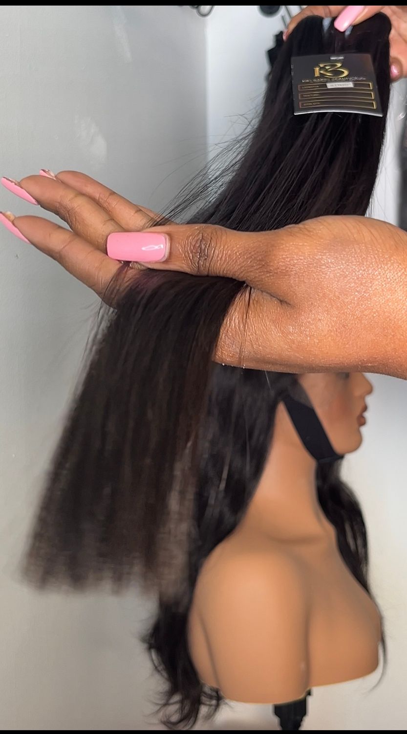 100% Raw Straight  Bundle