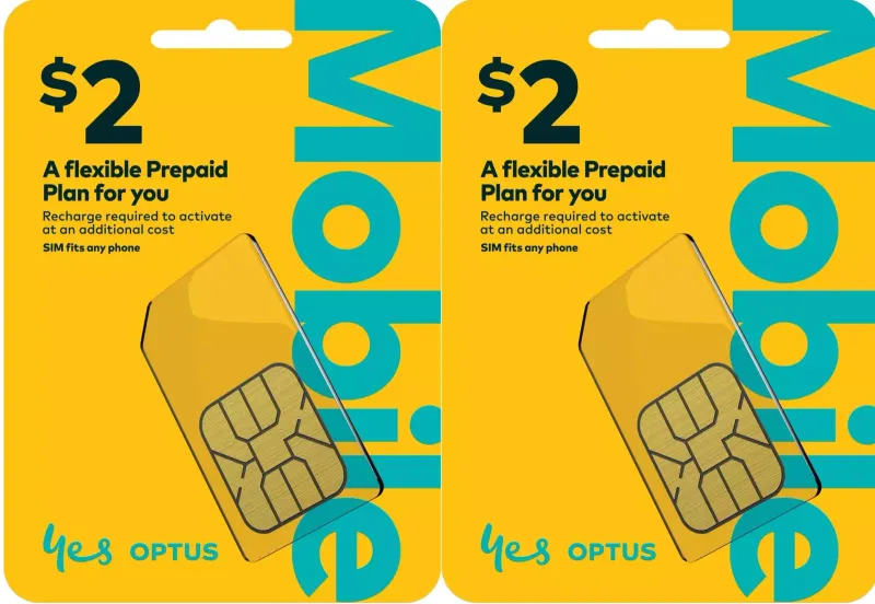 SIM CARD Optus Flex Plus Prepaid sim card (Australia Unlimited Data Weekend*)