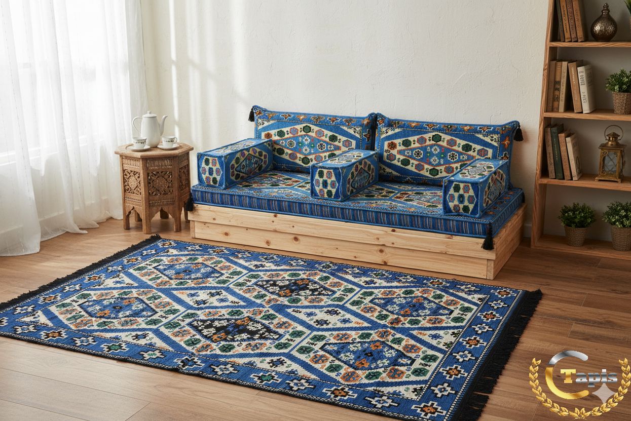 KILIM-BLEU-IZMIR