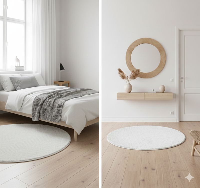 Tapis rond 100x100cm