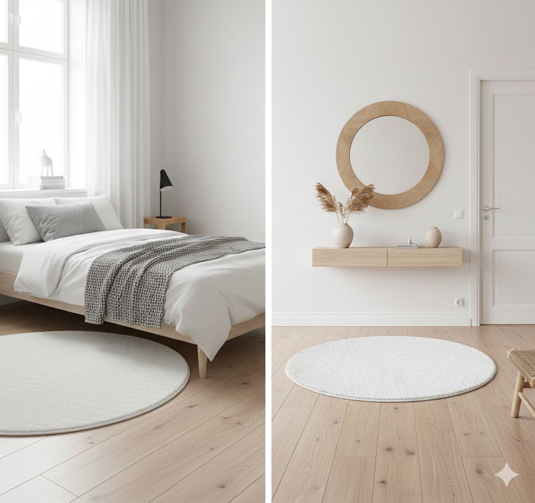 Tapis rond 100x100cm